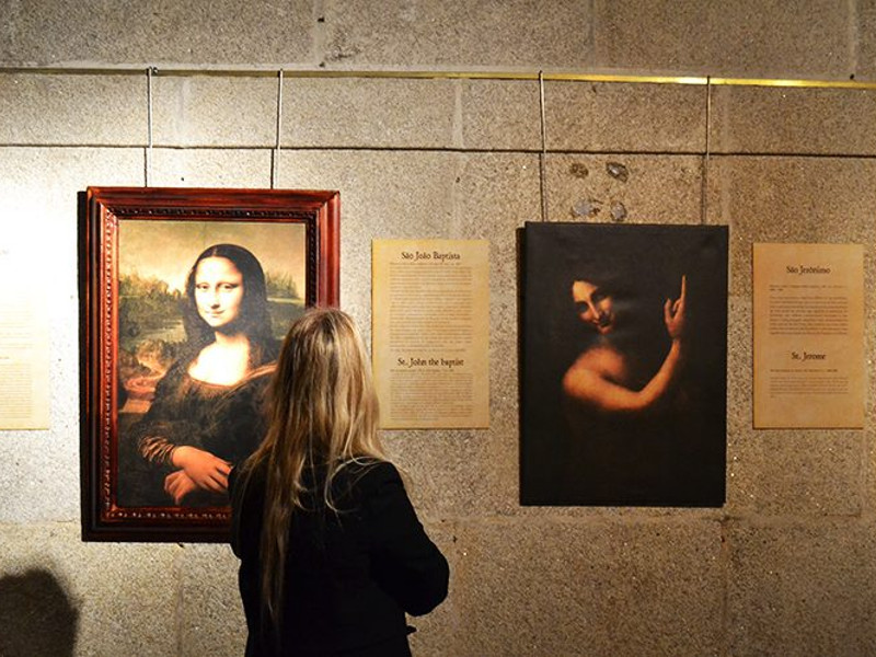 Invenes e rplicas de Leonardo da Vinci na Alfndega do Porto